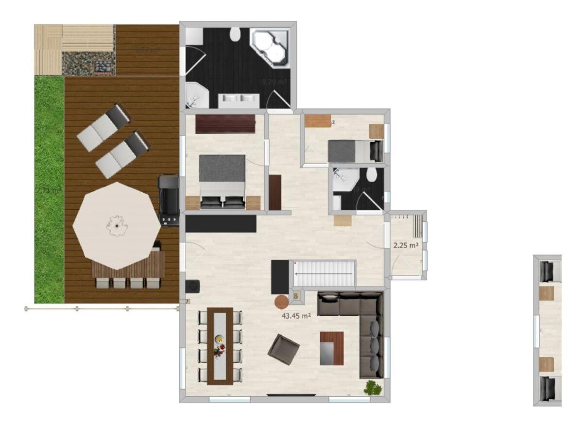 Ferienhaus Seewind1 Йюст Экстерьер фото